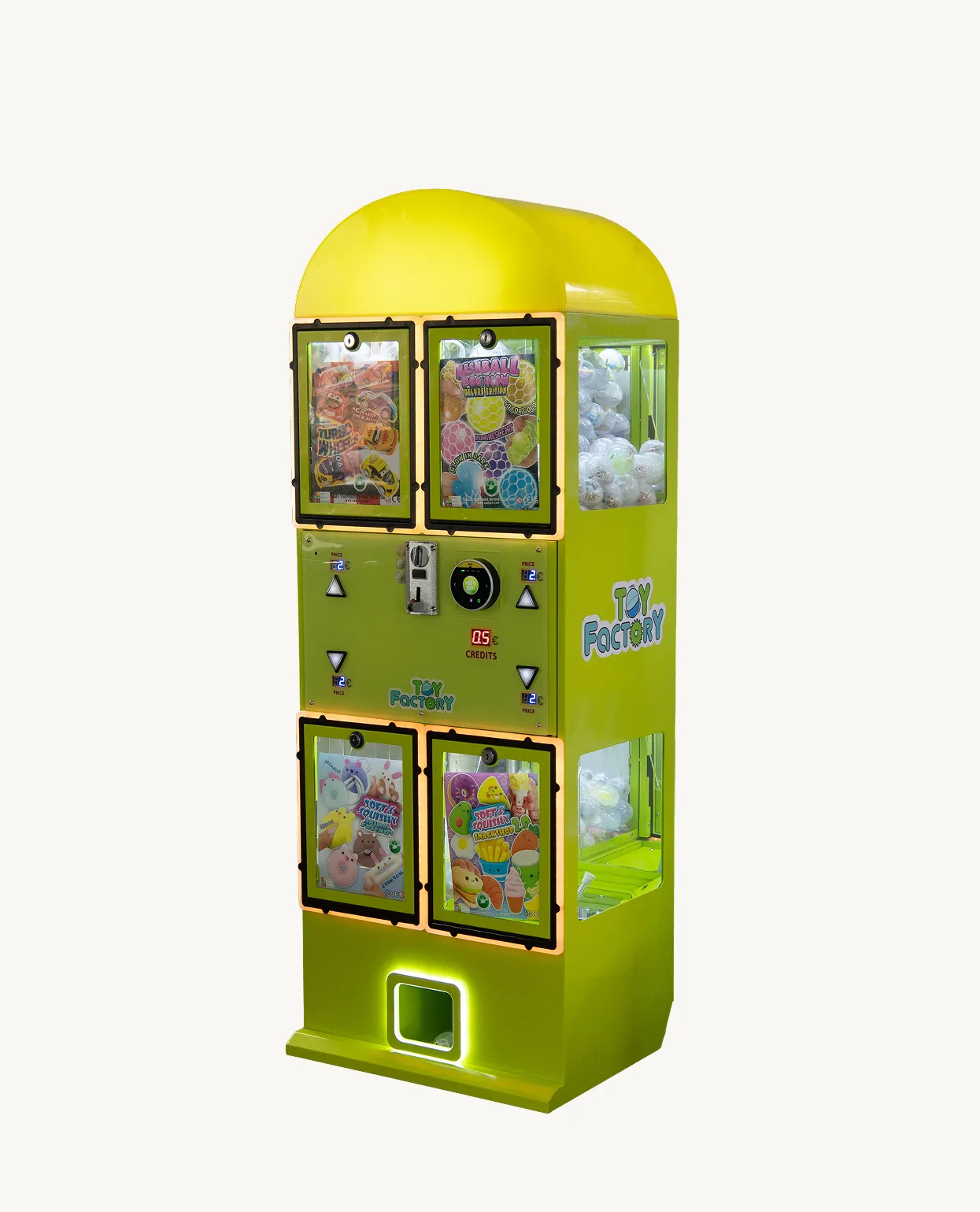 Gamaco Standard – zelenožltý kapsulový automat so štyrmi priehradkami